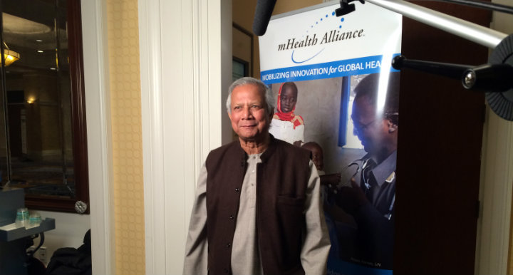 Muhammad Yunus Interview on Social Business, Mobiles, and Health Care at mHealth Summit 2013 Photo
